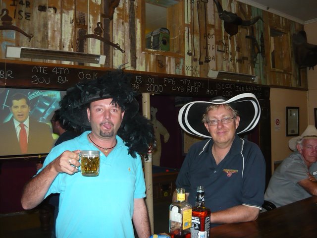 What night out is complete without funny hats?